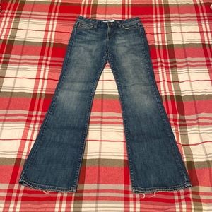 Boot cut denim jeans